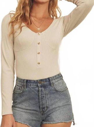 Dress Forum Kia Bodysuit In Cream