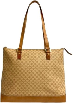 Celine Pre-owned Tote Bags, female, Beige, Size: ONE SIZE Pre-owned Vintage Tote Bag