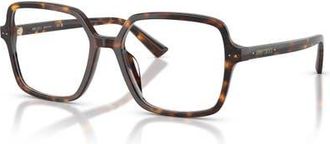 Jimmy Choo London 53mm Square optical glasses in Tortoise at Nordstrom