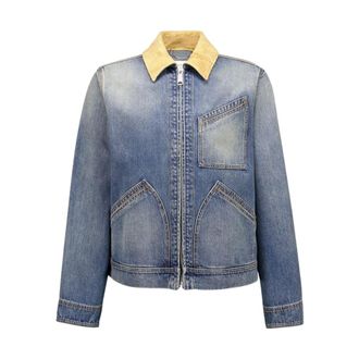 Alexander McQueen Hombre, Chaquetas, Azul, Talla: S
