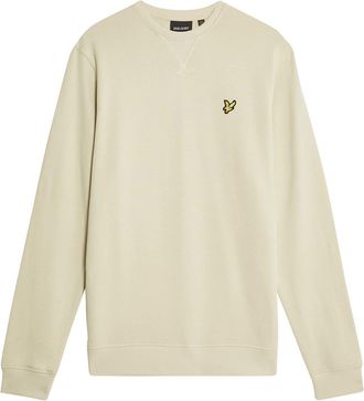 Lyle & Scott Heren Sweatshirt met Geborduurd Logo (Grijs Taupe)