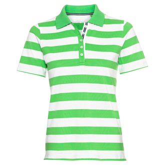 In Linea Piqu&eacute;-Poloshirt mit Streifen
