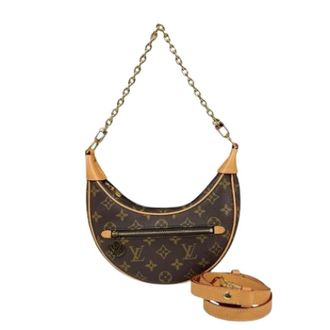 Louis Vuitton Pre-owned Vintage Monogram Canvas Schoudertas - Dames - Pre-owned - Bruin - Maat: ONE Size