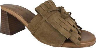 &Aacute;ngel Alarc&oacute;n Heeled Mule - Dames - Muiltjes - Bruin - 39 EU - Schoenen