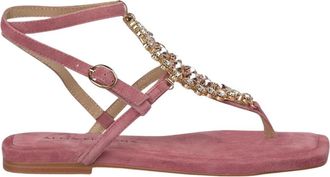 Alma En Pena Alma EN Pena, Schoenen, Dames, Roze, 37 EU, Platte sandaalornament