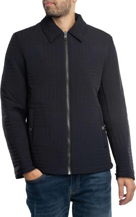 Ted Baker Mens Quilted Harrington Jacket, Black, L