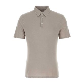 Fedeli Cappuccino Cotton Polo Shirt - male - Fedeli - Polo Shirts - Beige - M - Tops