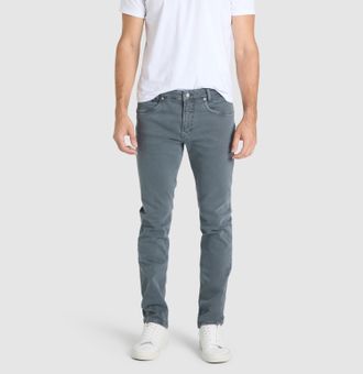 MAC Broeken Straight-Jeans MAC Arne Pipe, Herren, Gr. 30, L&auml;nge 34, rubber, Denim/Jeans, Obermaterial: 94% Baumwolle, 4% Polyester, 2% Elasthan, Jeans Straight-Je