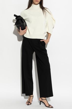 Issey Miyake Wide-leg Trousers, Womens, Black