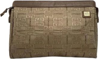 Givenchy Pre-owned Clutches, female, Brown, Size: ONE SIZE Pre-owned Leather Clutch