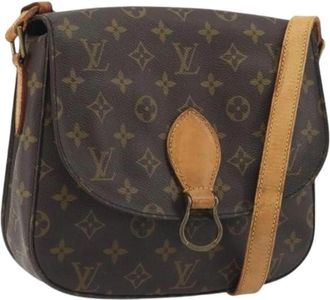 Louis Vuitton Pre-owned Saint Cloud Schoudertas - Dames - Vintage Schoudertas - Bruin - ONE Size - Leer - Vintage