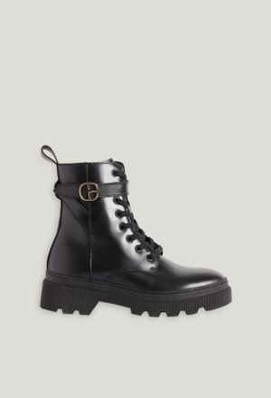 Claudie Pierlot Bottines cuir noir