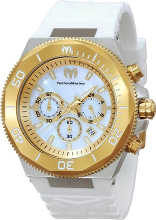 Technomarine Manta Ocean Chronograph GMT Quartz White Dial Mens Watch TM-222077