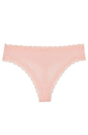 Uwila Warrior Soft Silk Thong Underwear in Rose Quartz at Nordstrom, Size Xx-Small