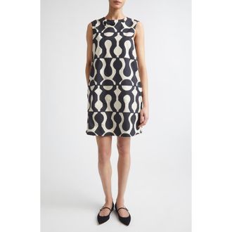 Max Mara Sumero Shift Dress in Black at Nordstrom, Size 14