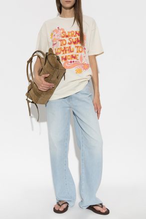 Mother T-shirt Sleep-over, Womens, Cream