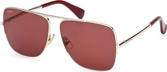 Max Mara MM0121 32S Womens Sunglasses Size 59