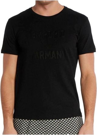 Emporio Armani Hombre, Camisetas, Negro, Talla: S