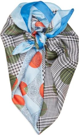 Petit Moments Countryside Square Scarf in Blue Green Red Multi at Nordstrom