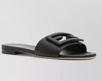 Fendi leather slides