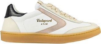 Valsport Low-Top Sneakers With Laminated Detailing And Honey Rubber Sole