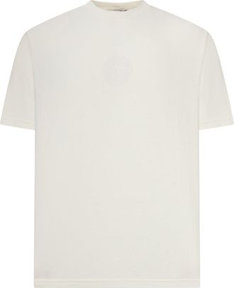 Stone Island T-SHIRT WITH COMPASS LOGO PRINT - Stone Island - Man