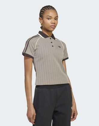 adidas Originals Tweed - Polo marrone chiaro
