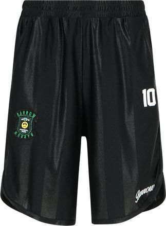 Barrow Black Polyester Bermuda Shorts