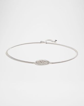 Valentino Garavani VLogo Signature Crystal-Embellished Chain Belt