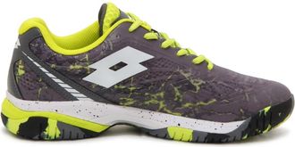 Lotto Snelle Padel Schoenen Acacia Groen/Wit/Asfalt - Heren - Sneakers - Grijs - 45 1/2 EU - Polyester - Schoenen