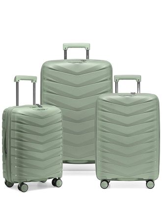 Travelers Choice Happy Living Happy Living Expandable 3Pc Luggage Set