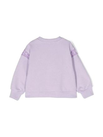 Givenchy Cotton-Blend Crewneck Sweatshirt - Purple