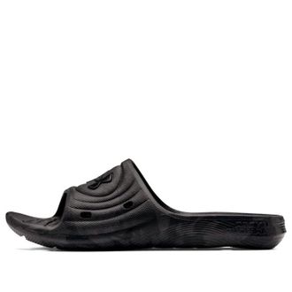 Under Armour Locker Slides Black Jet Grey 3024449-002