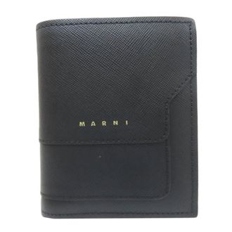 Marni Black Leather Wallet (Bi-Fold) (Pre-Owned)