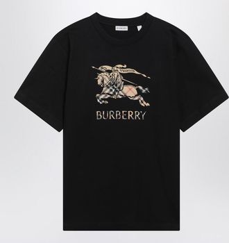 Burberry T-Shirt With Shaded Ekd Print