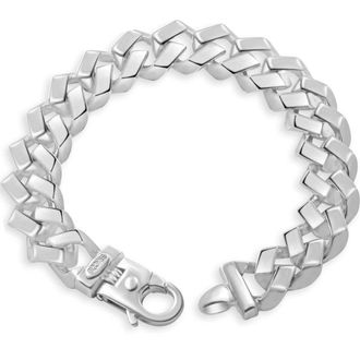 Pompeii3 Mens 14k Gold (118gram) or Platinum (221gram) 15.5mm Link Bracelet 9.5
