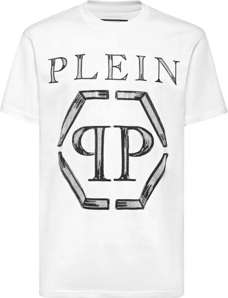 Philipp Plein T-Shirt Ronde Hals Hexagon