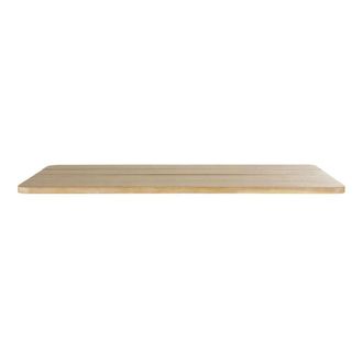 Maisons du monde Tablero de mesa profesional rectangular de acacia, 4 personas, L. 120