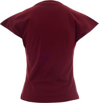 Isabel Marant Womens Top Nadrine Dark Burgundy Cotton Tops