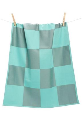 HAY Katsura Organic Cotton Tea Towel in Emerald Green at Nordstrom