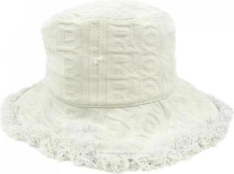Fendi Pre-owned Vintage Hoed - Heren - Vintage Accessoires - Wit - ONE Size - Vintage