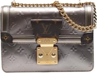 Louis Vuitton Pre-owned Cross Body Bags, female, Gray, Size: ONE SIZE Pre-owned The Wynwood