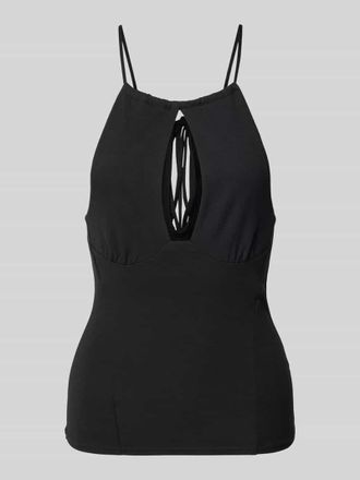 Weekday Tr&auml;gertop mit Cut Out in Black, Gr&ouml;&szlig;e S
