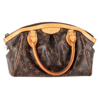 Louis Vuitton Pre-owned Womens Tivoli PM Monogram Top Handle Bag in Brown Coated Canvas - Mocha - One Size