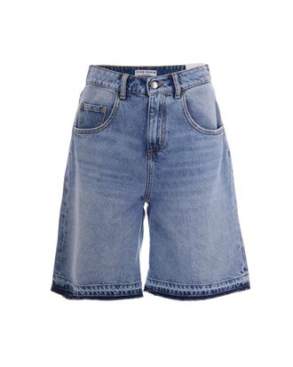 Icon Denim Los Angeles Blue Solid Shorts
