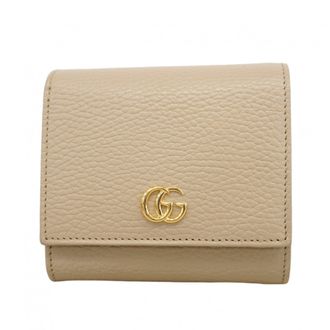Gucci Beige Yellow Leather Wallet (Bi-Fold) (Pre-Owned)