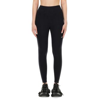 Balenciaga Skinny Fit T Leggings - Dames - Leggings - Zwart - M - Broeken