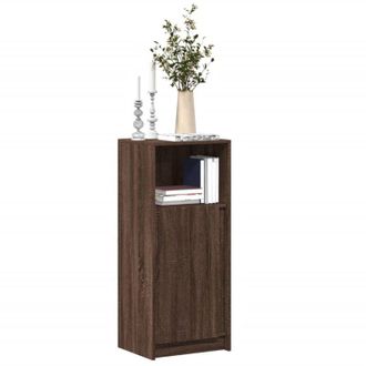 vidaXL Vidaxl - Credenza con led Rovere Marrone 42,5x34x100cm Legno Multistrato