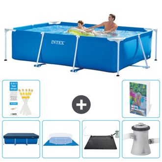 Intex Piscina Con Estructura Rectangular - 260x160x65 Cm - 7-piezas S40