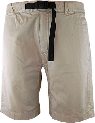 Woolrich Klassieke Easy Shorts Dove-S - Heren - Korte Broeken - Beige - S - Korte Broeken